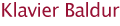 Jugendstilklavier schwarz