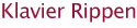 Klavier Rippen